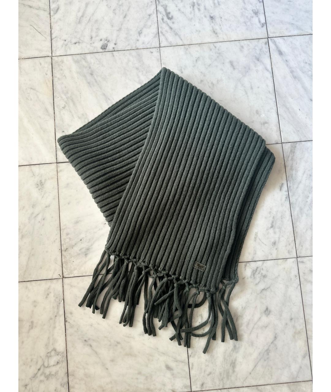 WEEKEND MAX MARA Хаки шерстяная шапка, фото 6