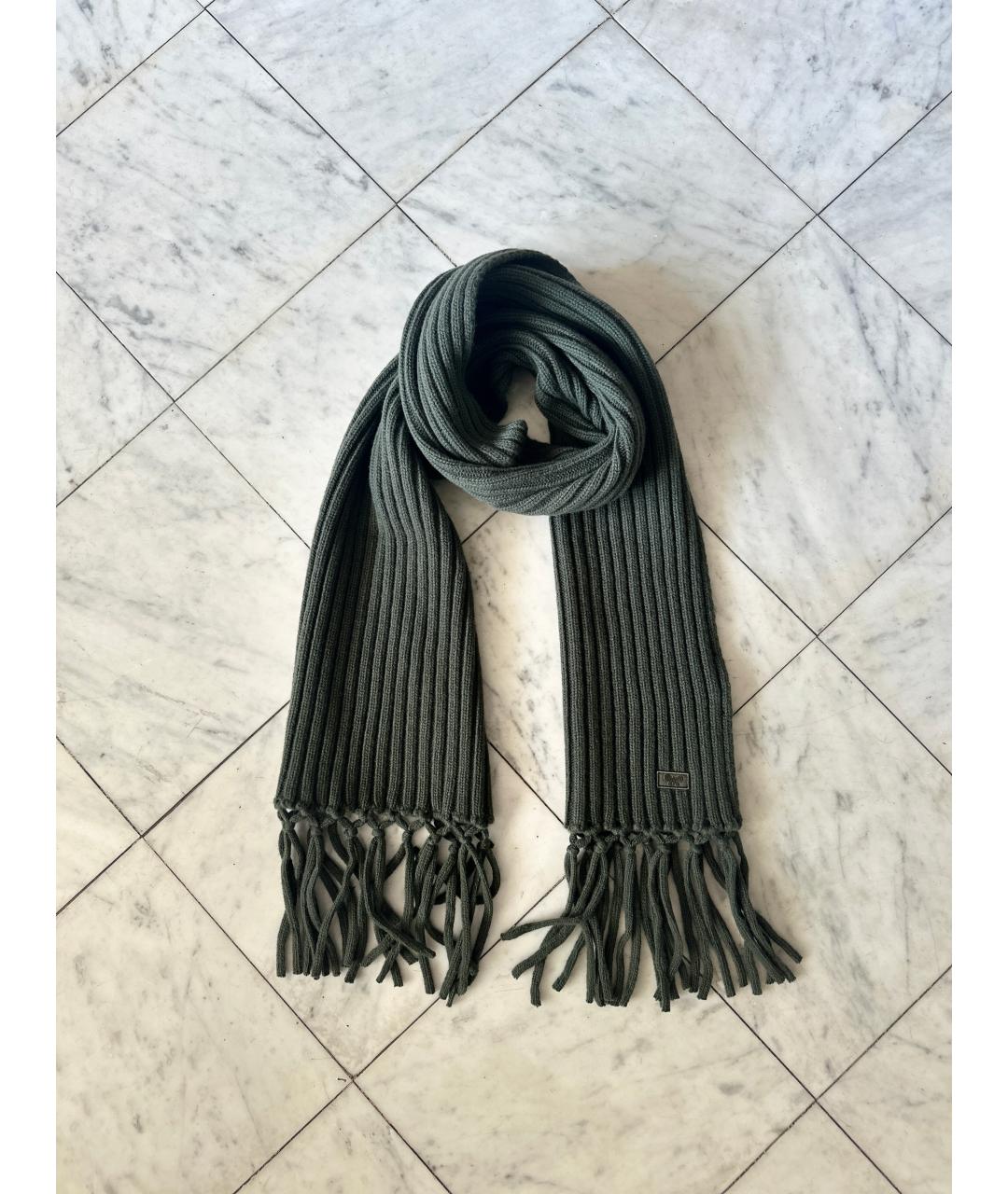 WEEKEND MAX MARA Хаки шерстяная шапка, фото 2