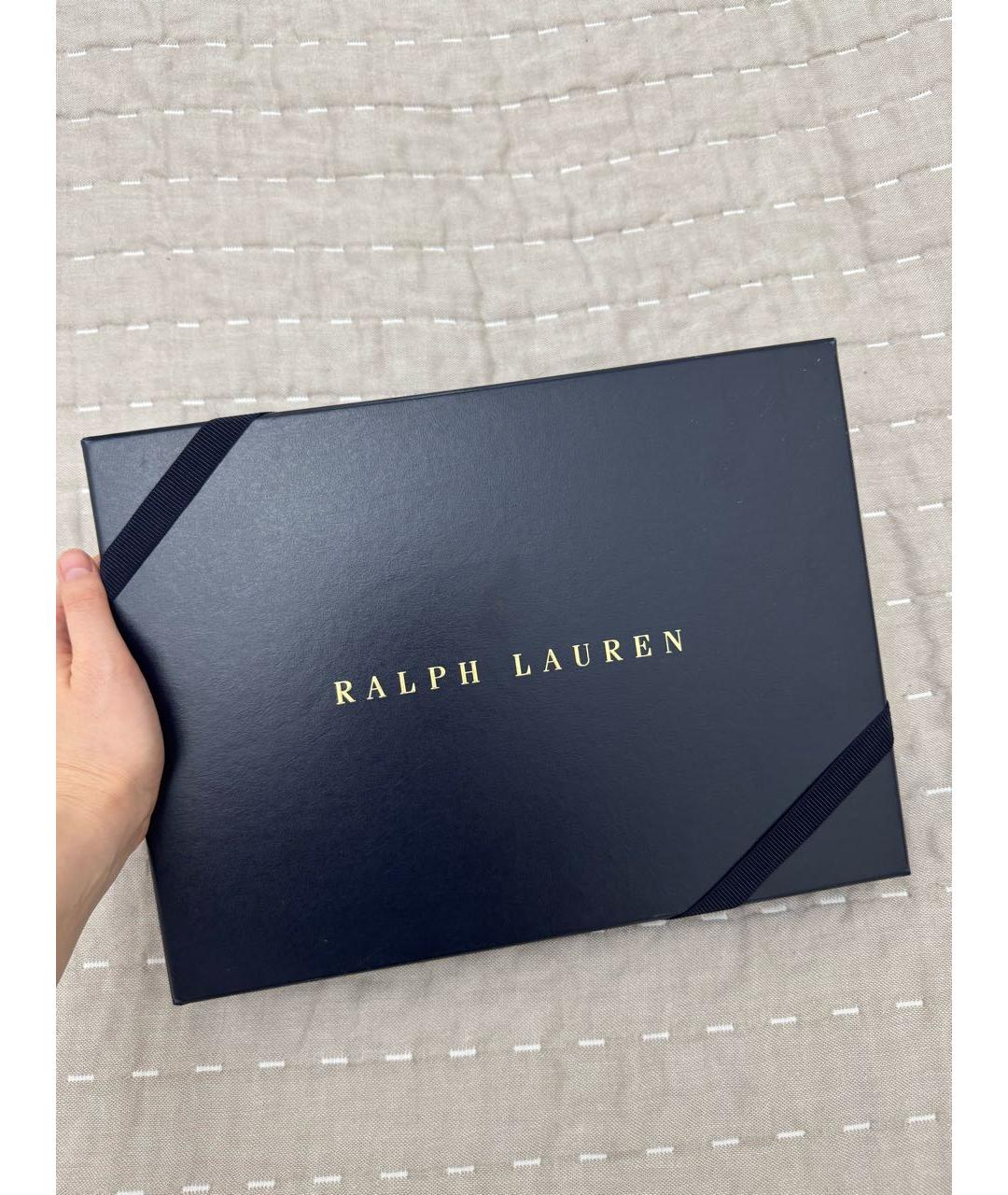 POLO RALPH LAUREN Синее хлопковое поло с коротким рукавом, фото 5