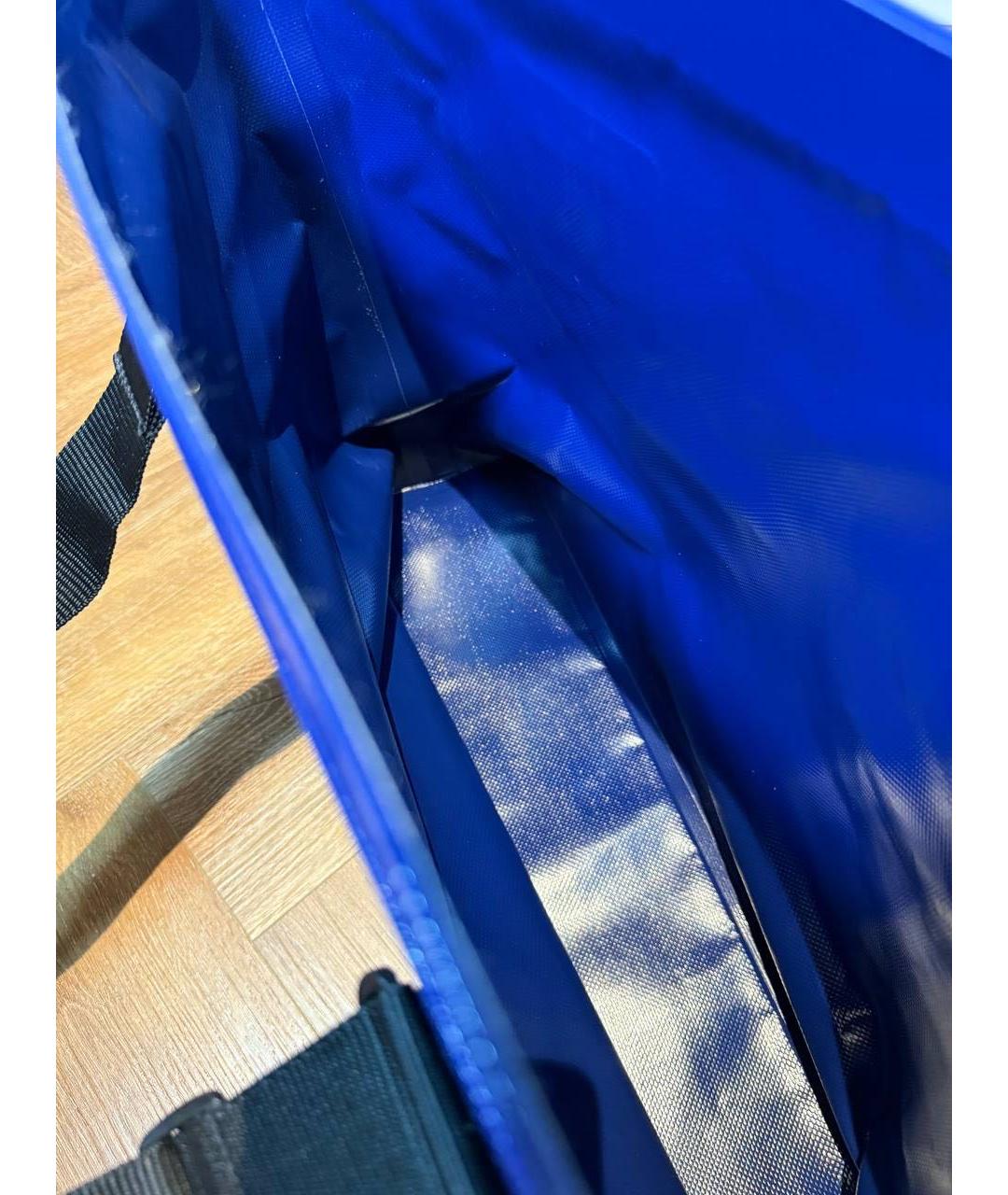 CHANEL Синяя синтетическая сумка тоут, фото 4