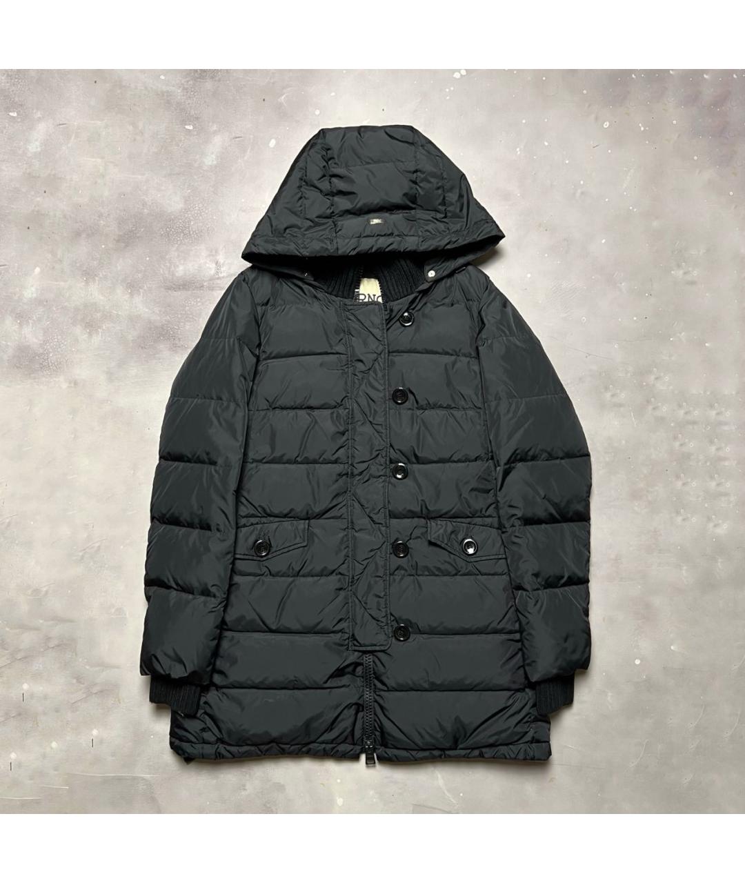 HERNO Черная полиамидовая куртка, фото 9