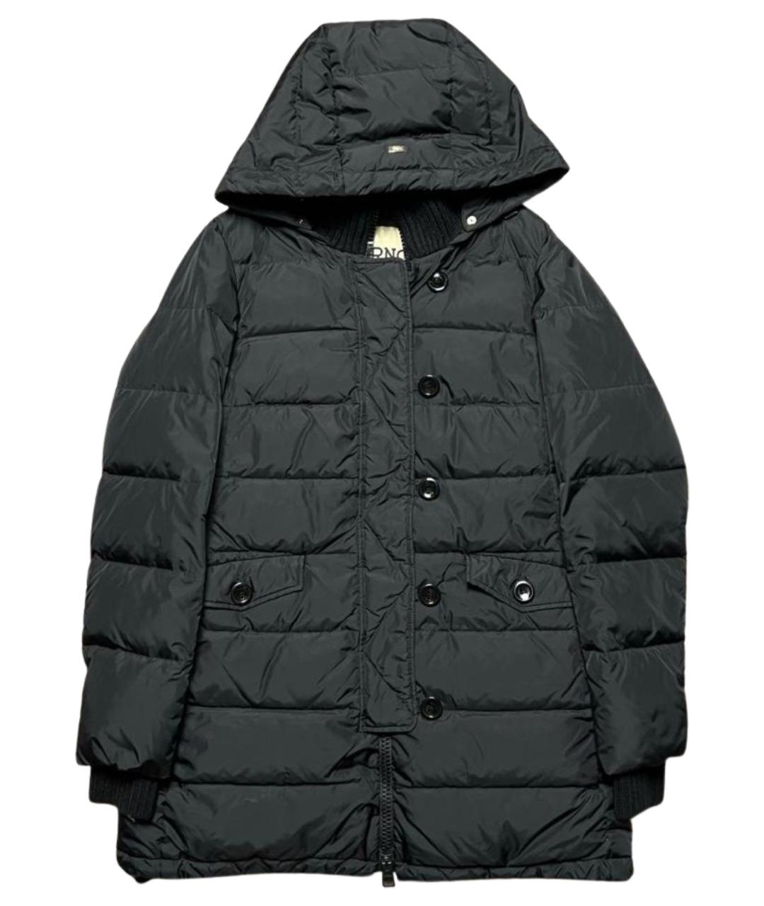 HERNO Черная полиамидовая куртка, фото 1