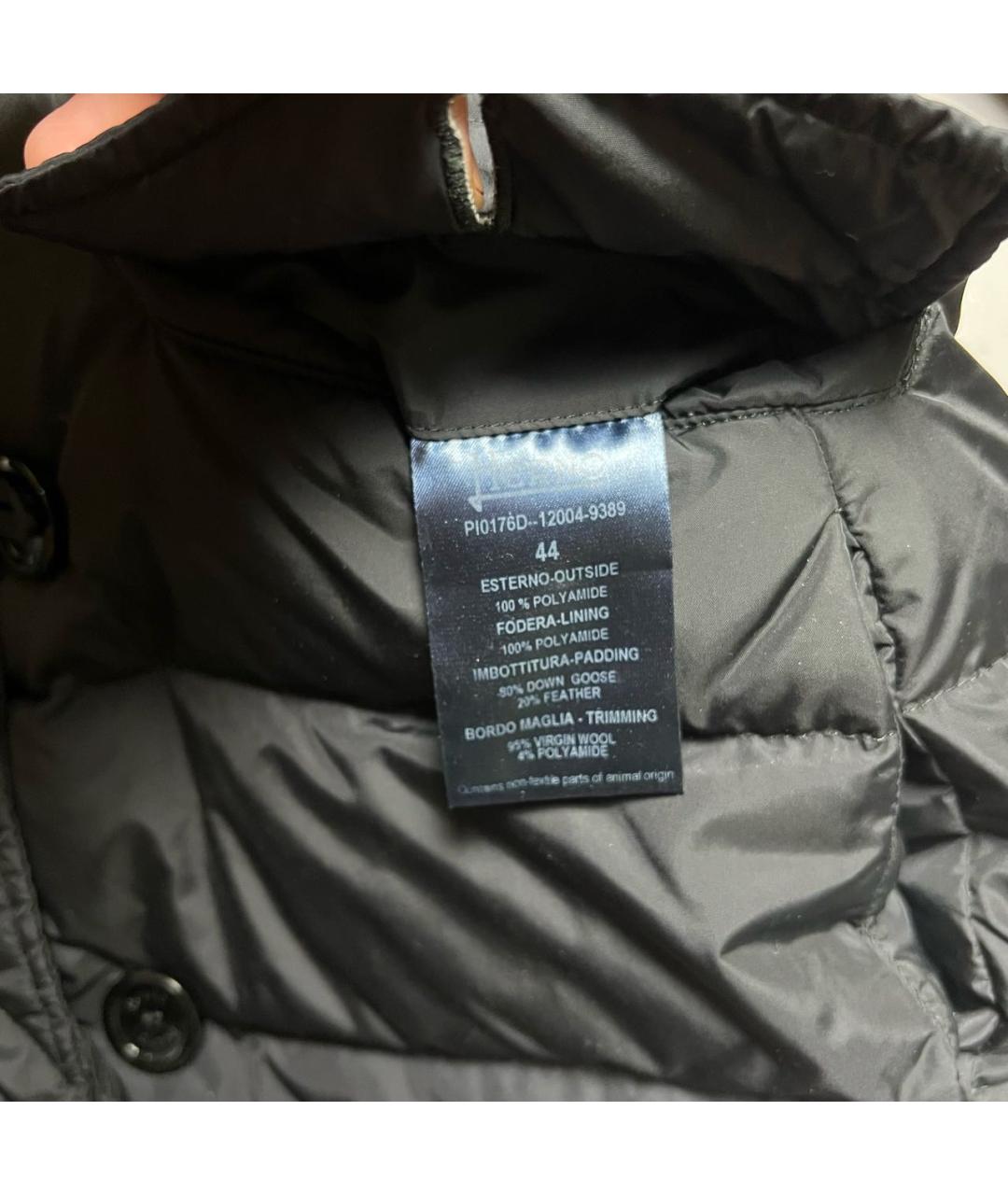 HERNO Черная полиамидовая куртка, фото 5