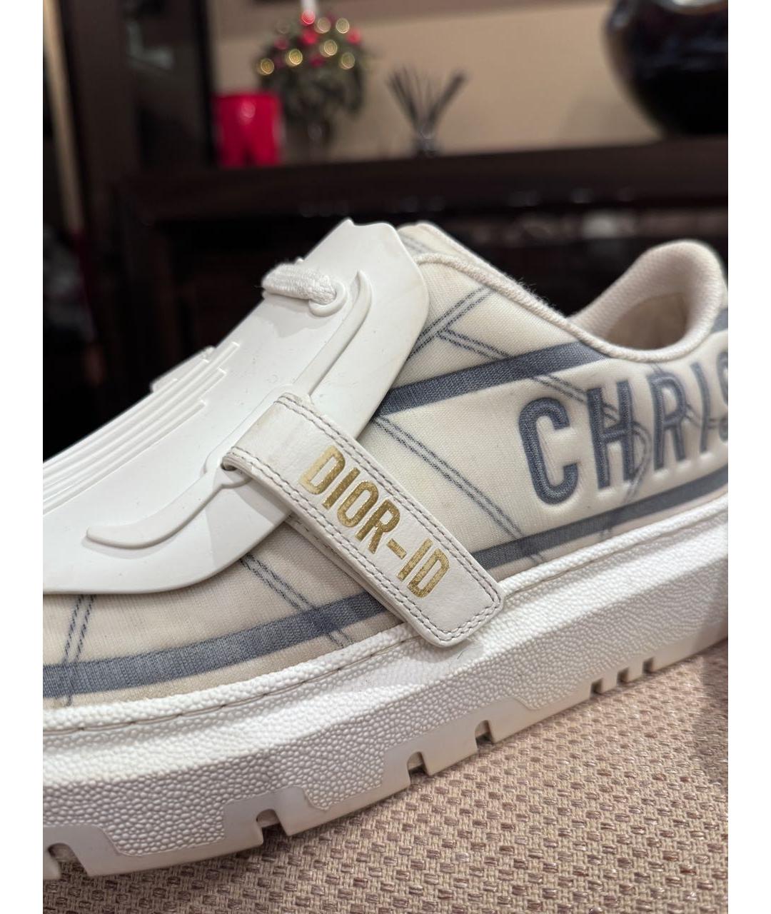 CHRISTIAN DIOR Белые кроссовки, фото 4