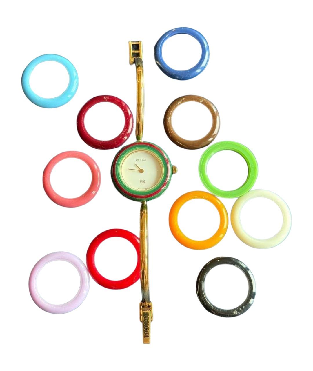 GUCCI Золотые часы, фото 2