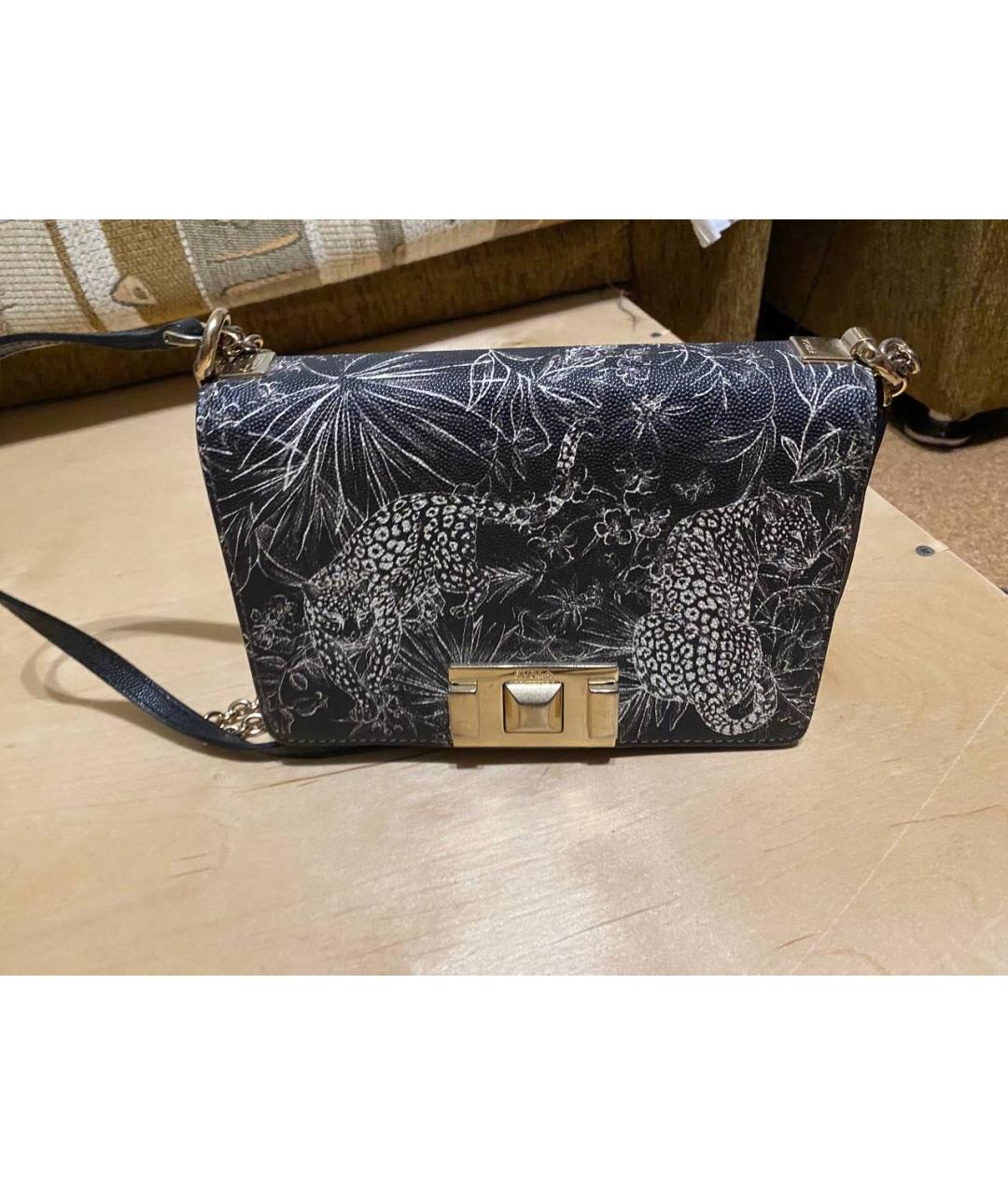 FURLA Черная кожаная сумка с короткими ручками, фото 2