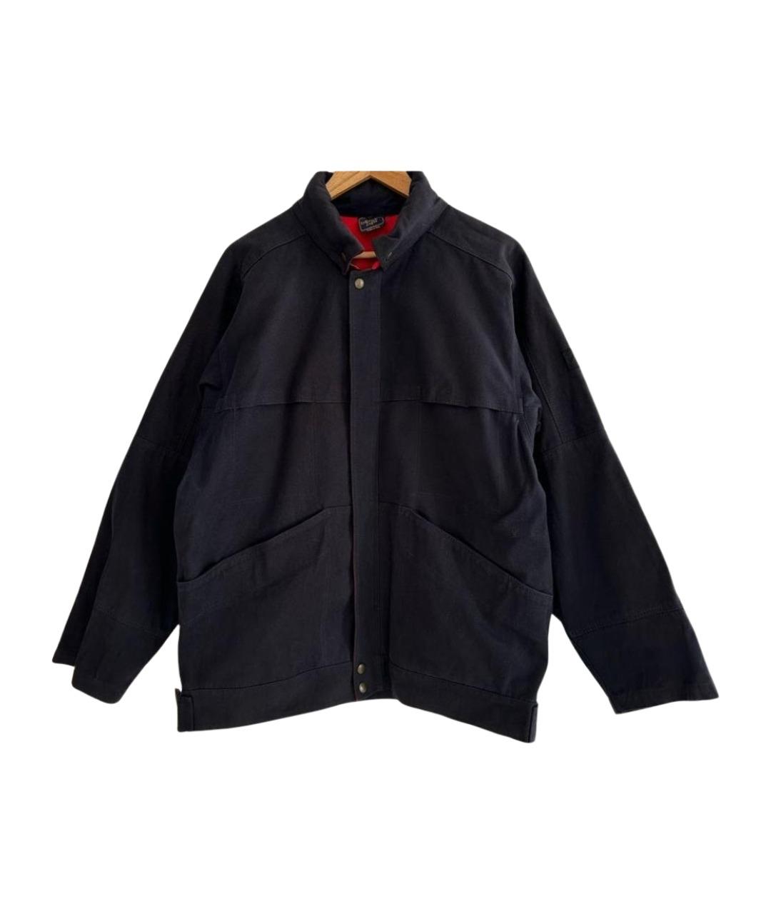 ERMENEGILDO ZEGNA XXX Темно-синяя хлопковая куртка, фото 1