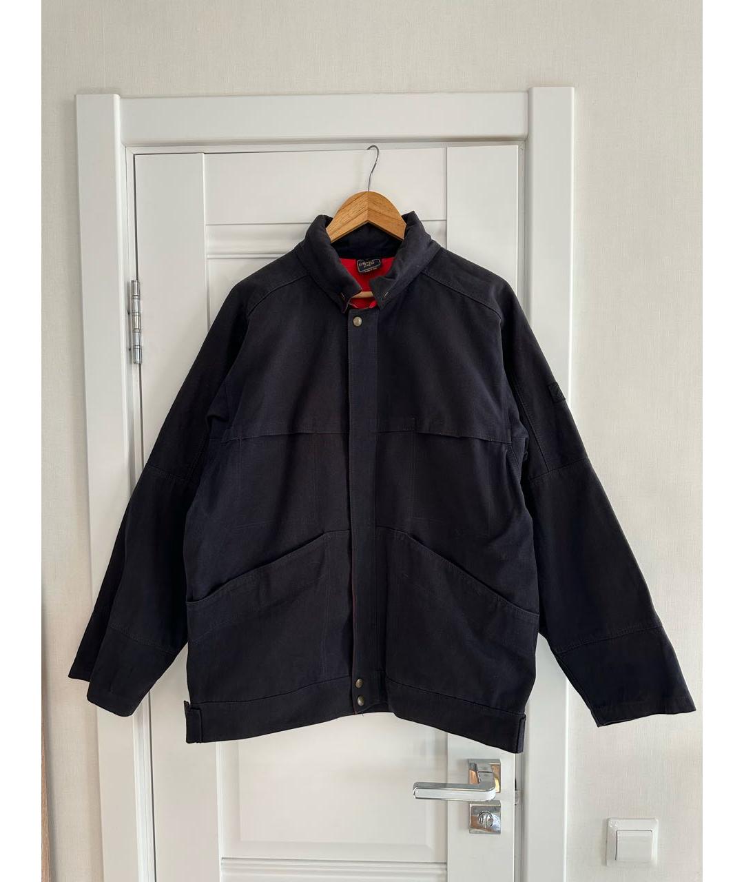 ERMENEGILDO ZEGNA XXX Темно-синяя хлопковая куртка, фото 9
