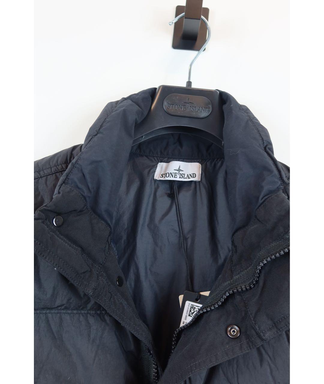 STONE ISLAND Черный полиамидовый жилет, фото 7