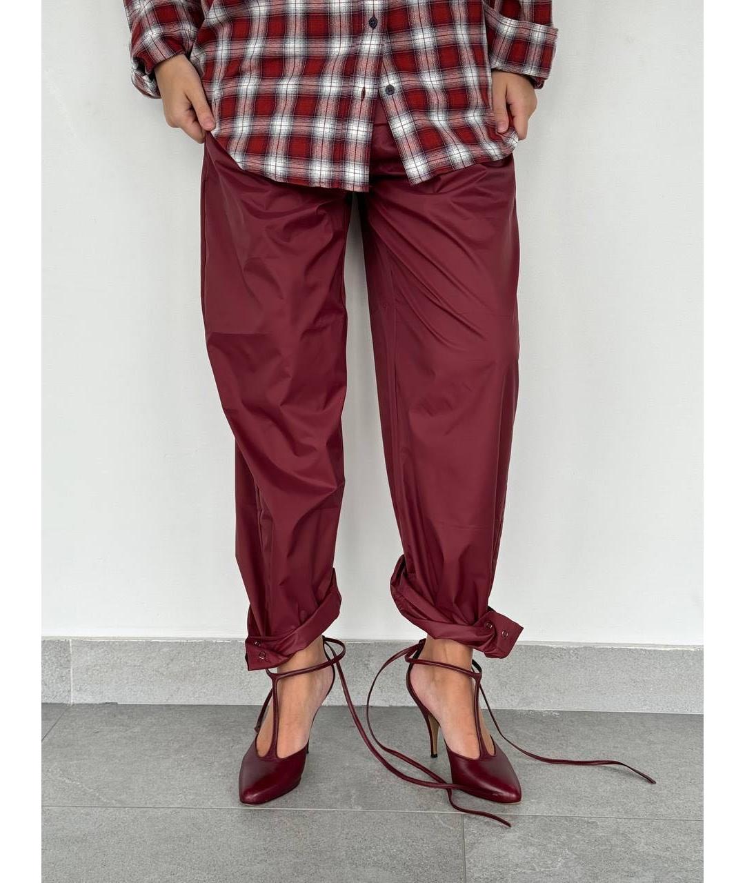 CELINE Бордовые кожаные туфли, фото 7