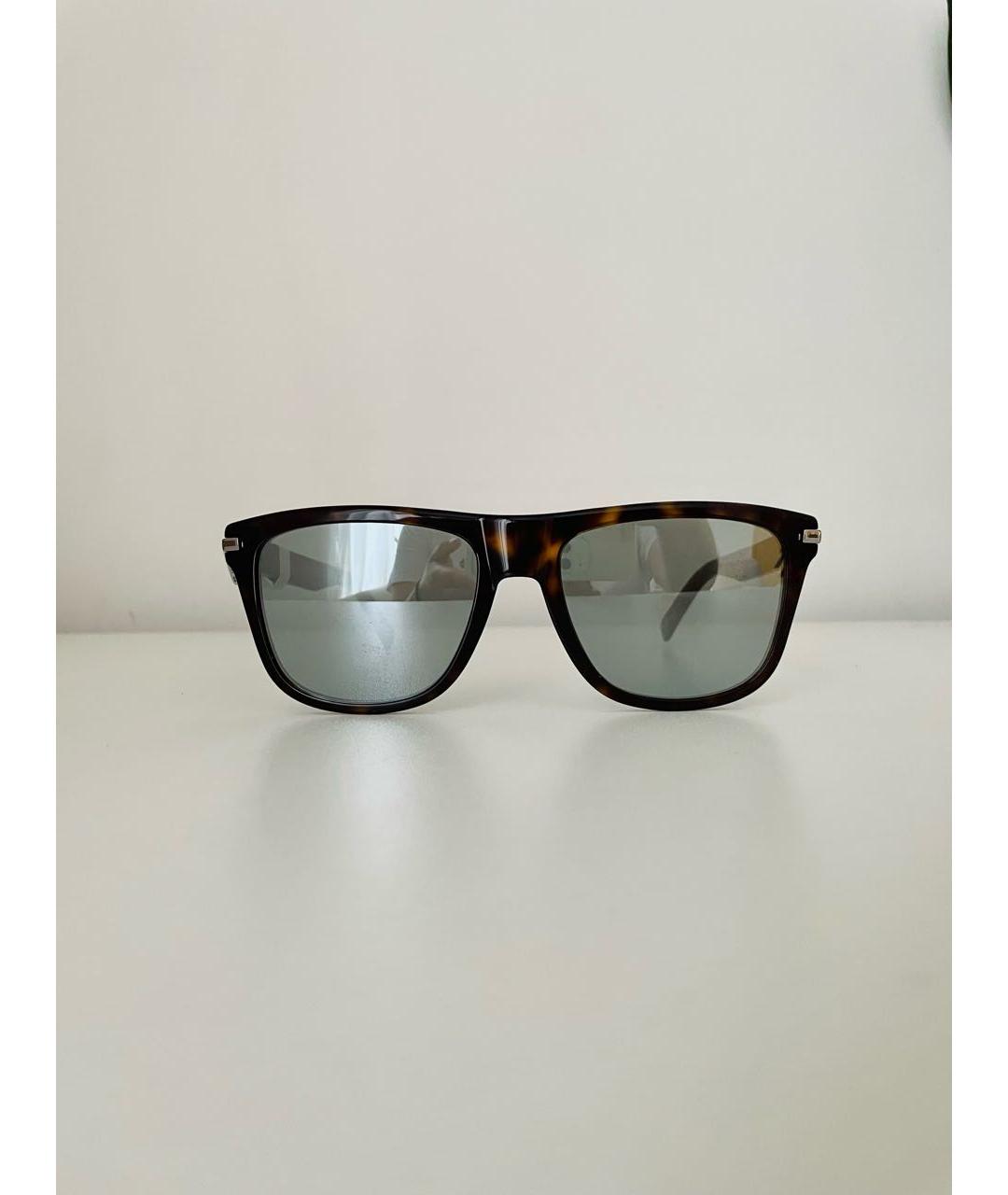 MARC JACOBS Коричневые пластиковые солнцезащитные очки, фото 7