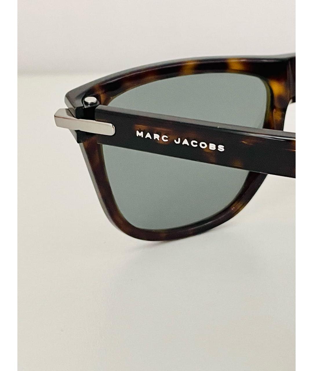 MARC JACOBS Коричневые пластиковые солнцезащитные очки, фото 4