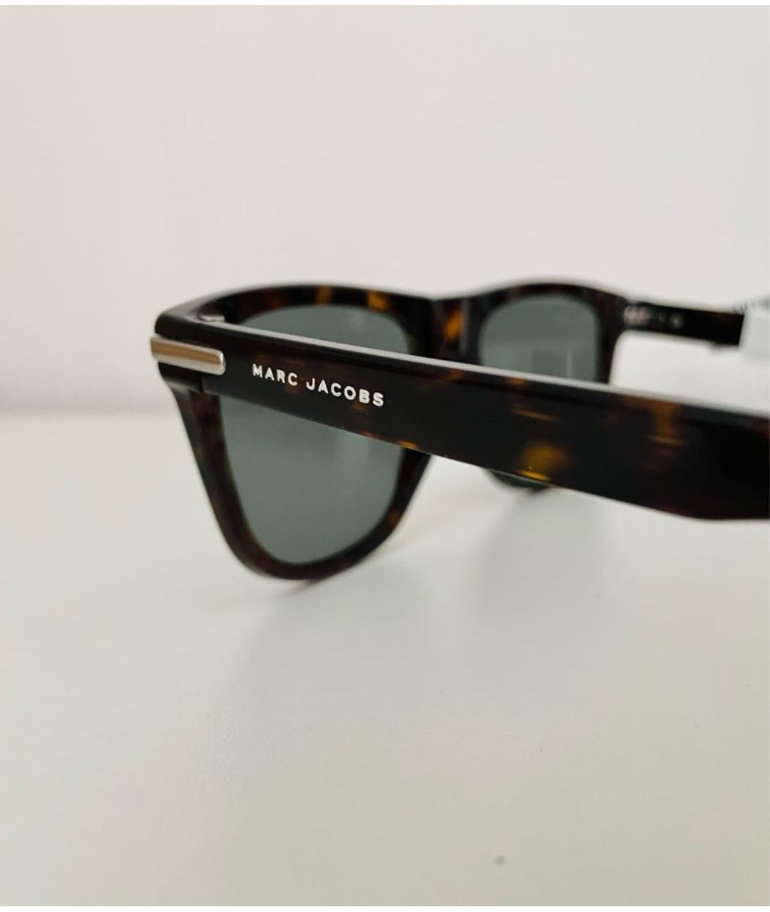 MARC JACOBS Коричневые пластиковые солнцезащитные очки, фото 6