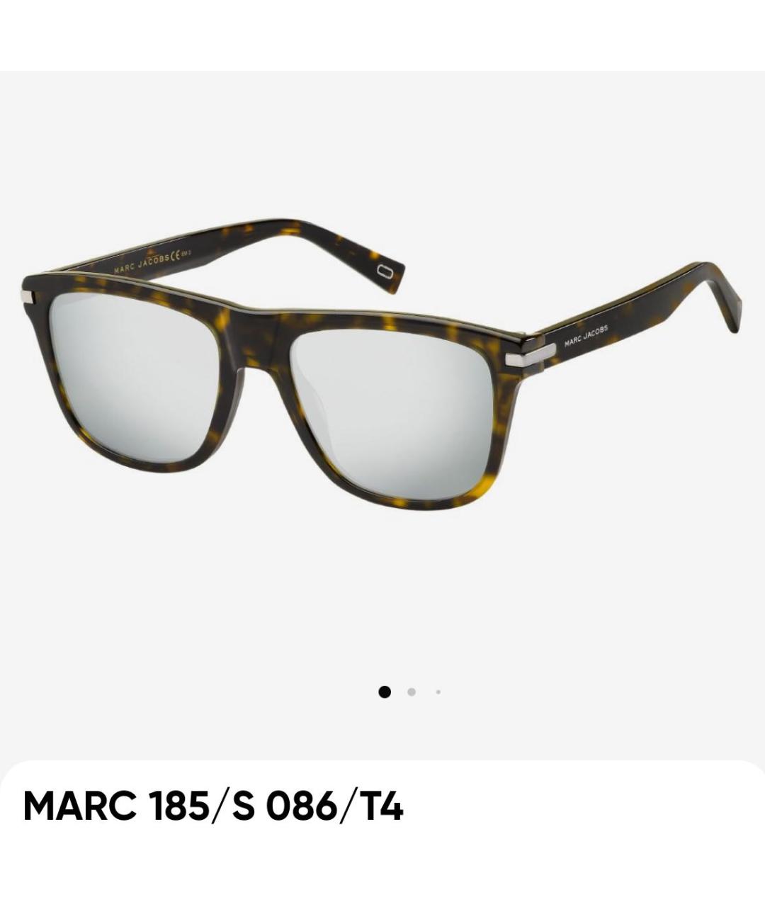 MARC JACOBS Коричневые пластиковые солнцезащитные очки, фото 9