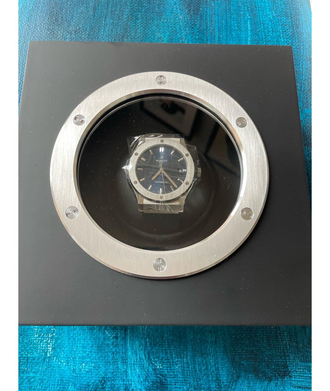 HUBLOT Синие титановые часы, фото 4