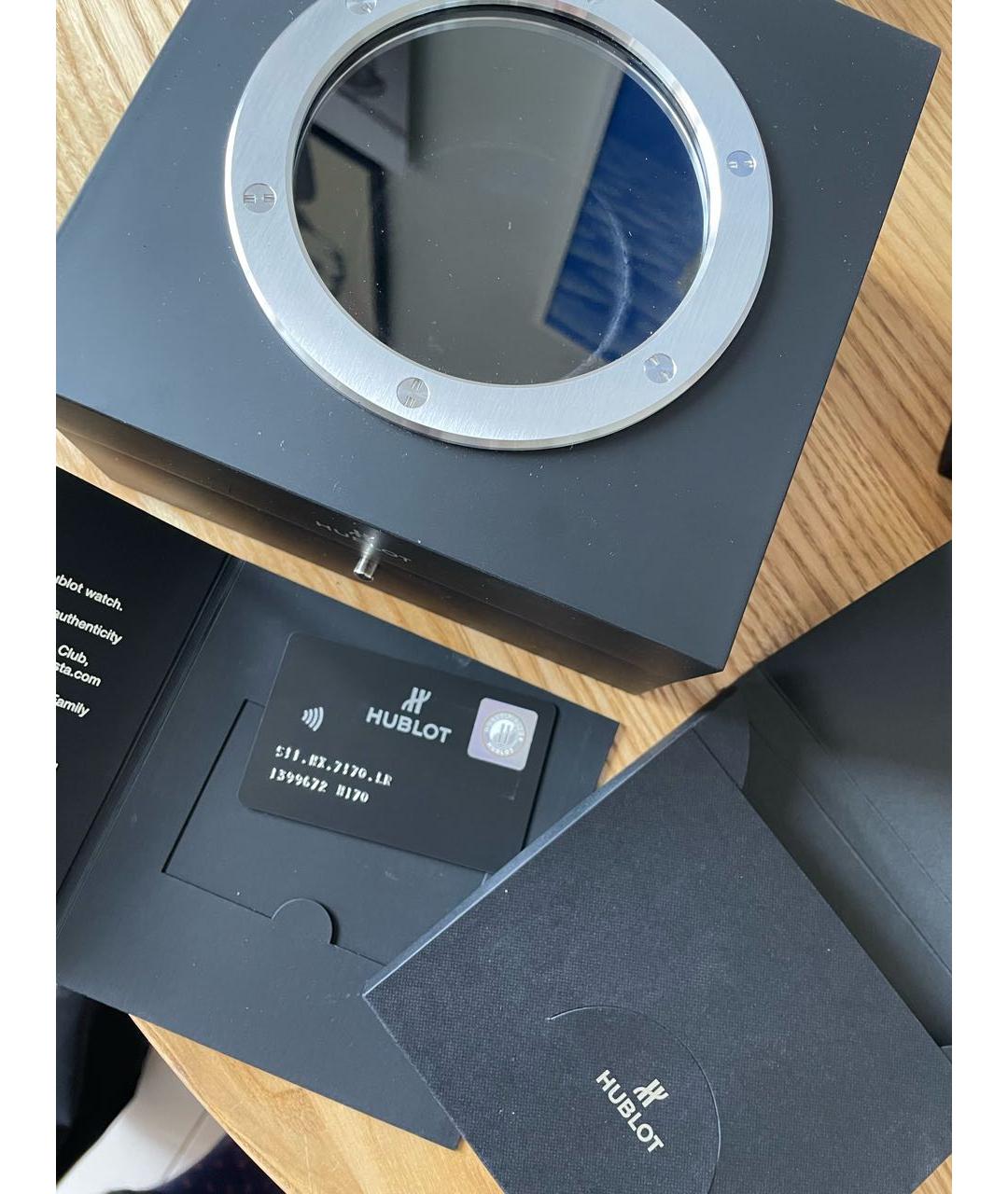 HUBLOT Синие титановые часы, фото 7
