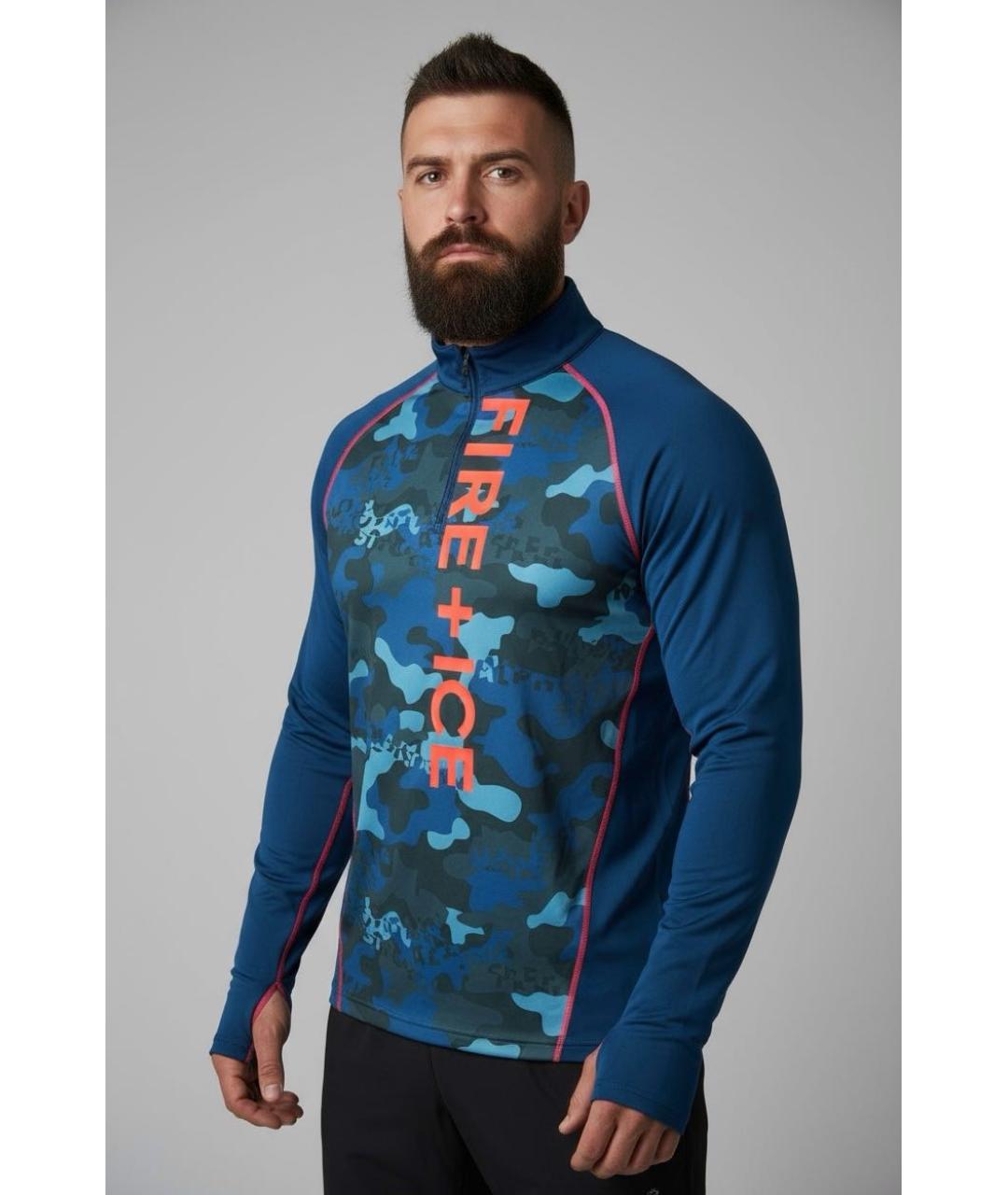 BOGNER Синяя полиэстеровая спортивная куртка, фото 7