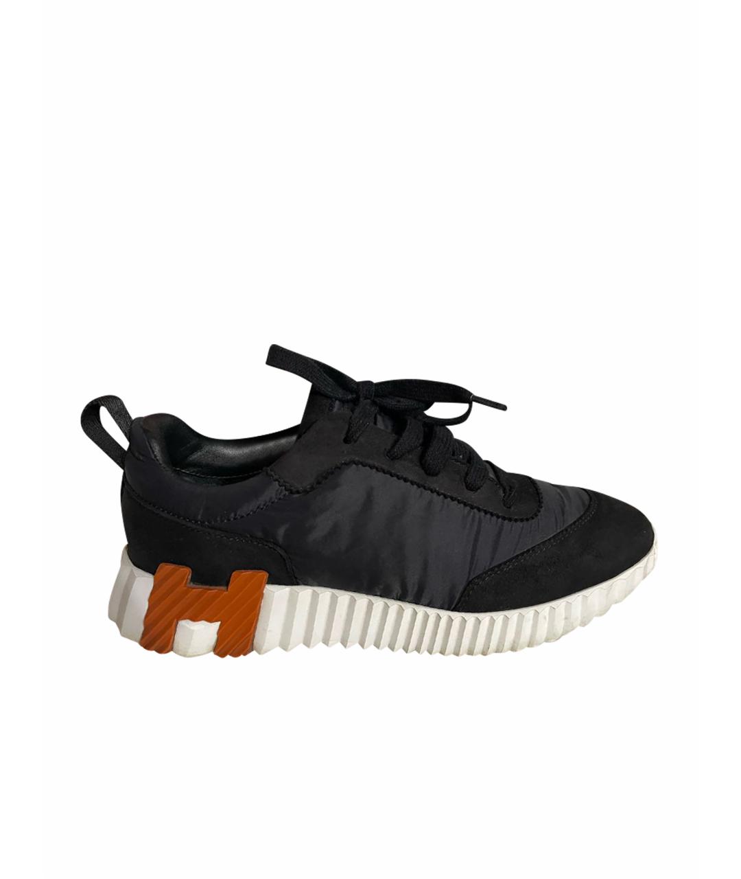 HERMES Черные кроссовки, фото 1