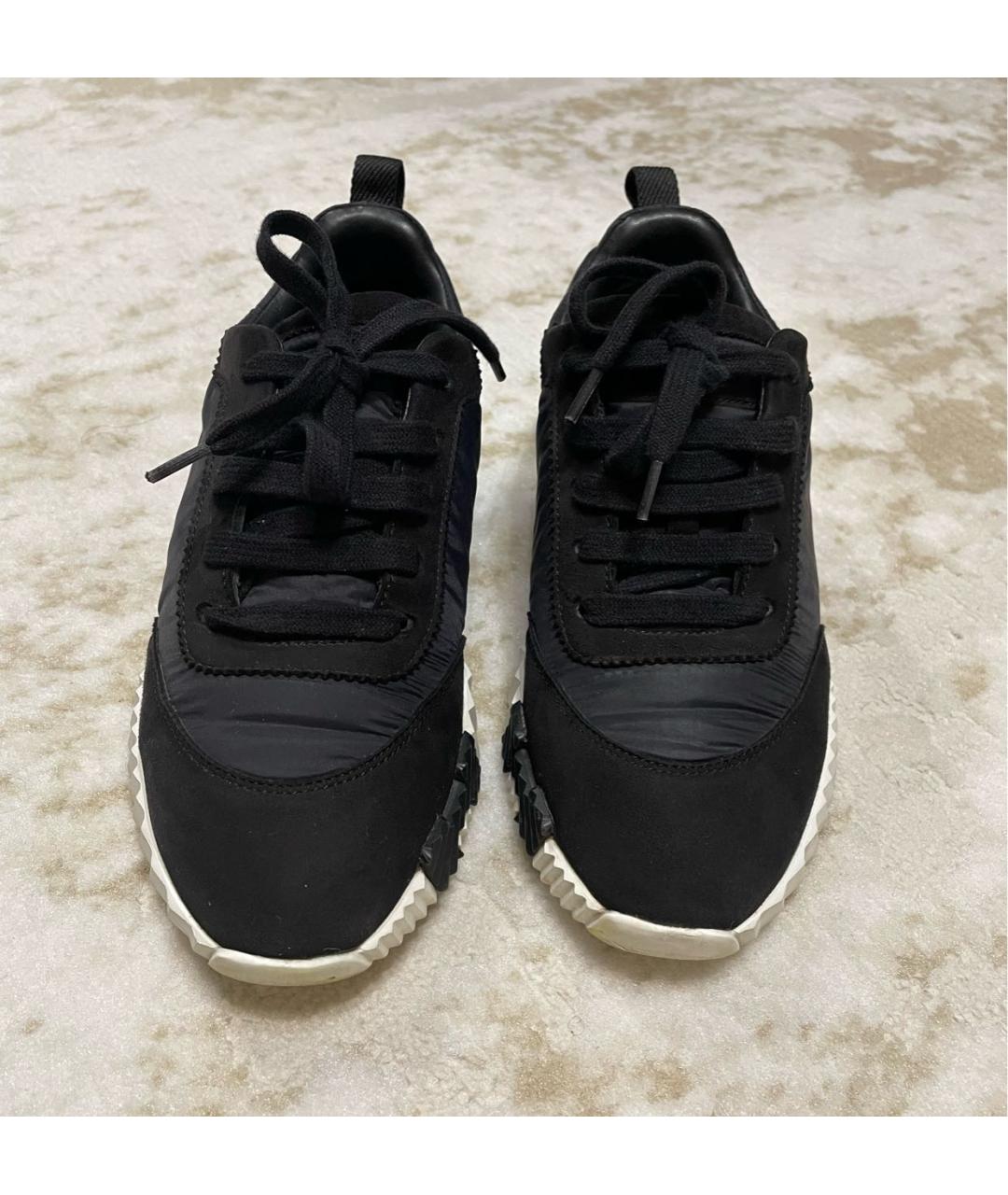 HERMES Черные кроссовки, фото 3