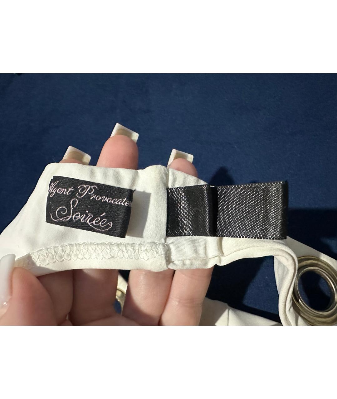 AGENT PROVOCATEUR Белый полиамидовый купальник, фото 3