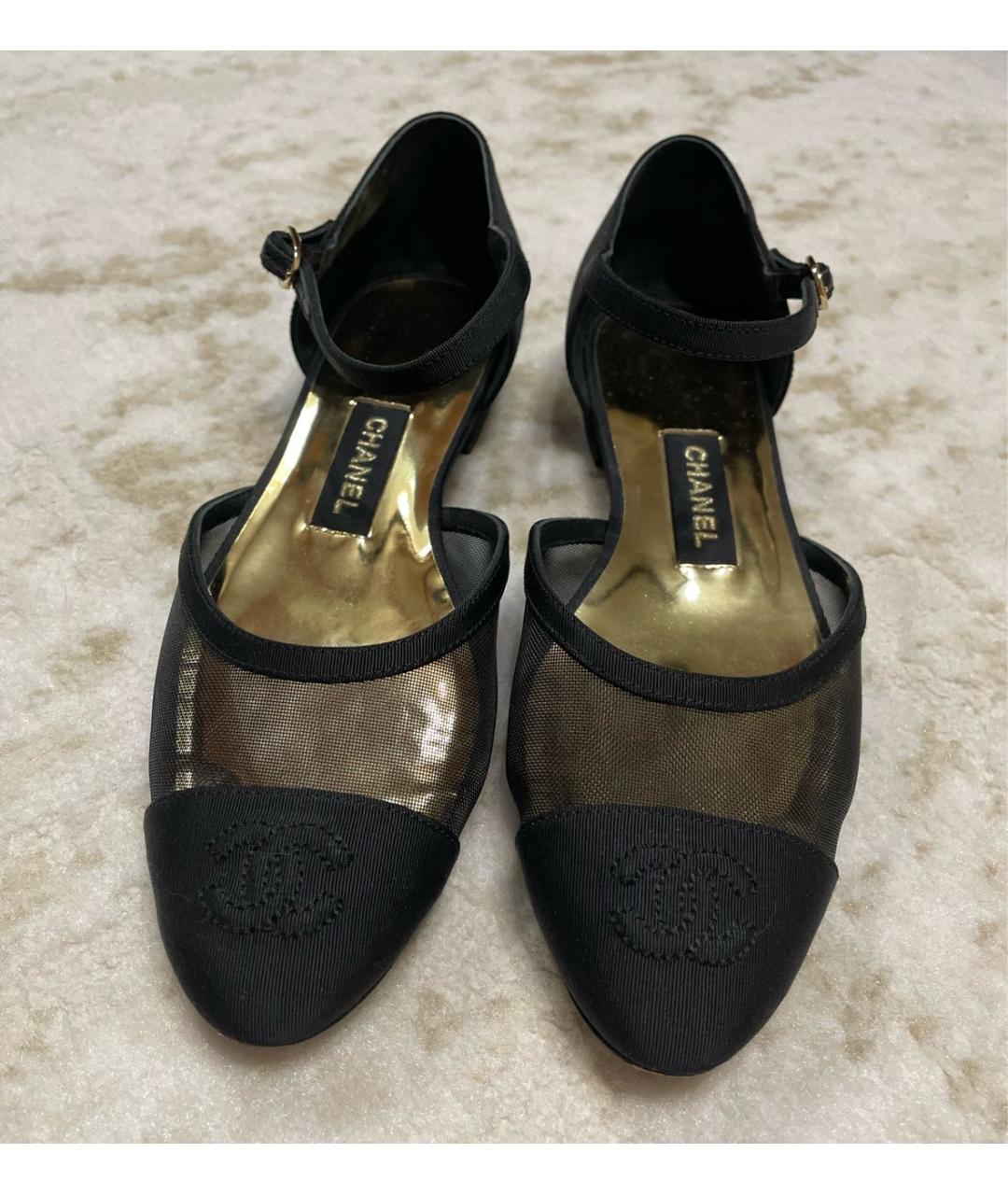 CHANEL Черные туфли, фото 2
