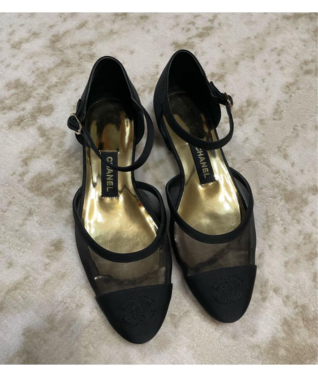 CHANEL Черные туфли, фото 3