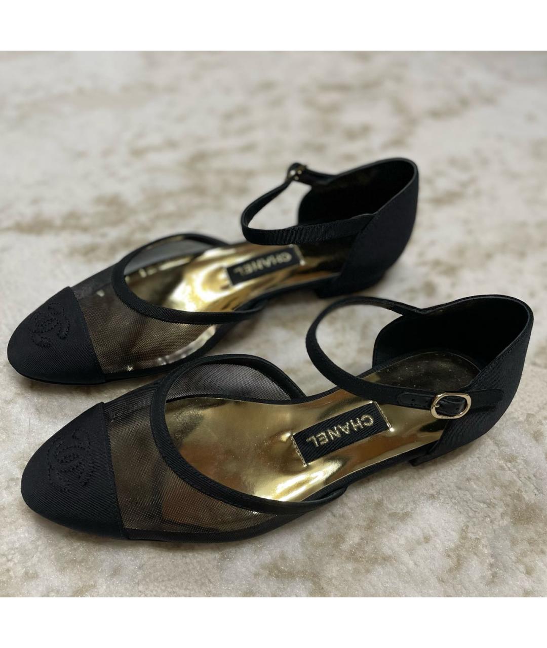 CHANEL Черные туфли, фото 5