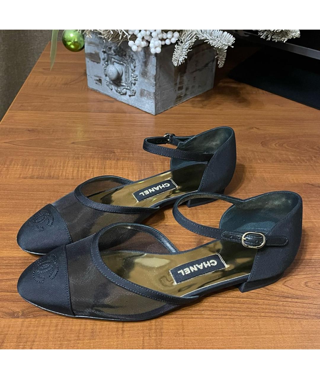 CHANEL Черные туфли, фото 9