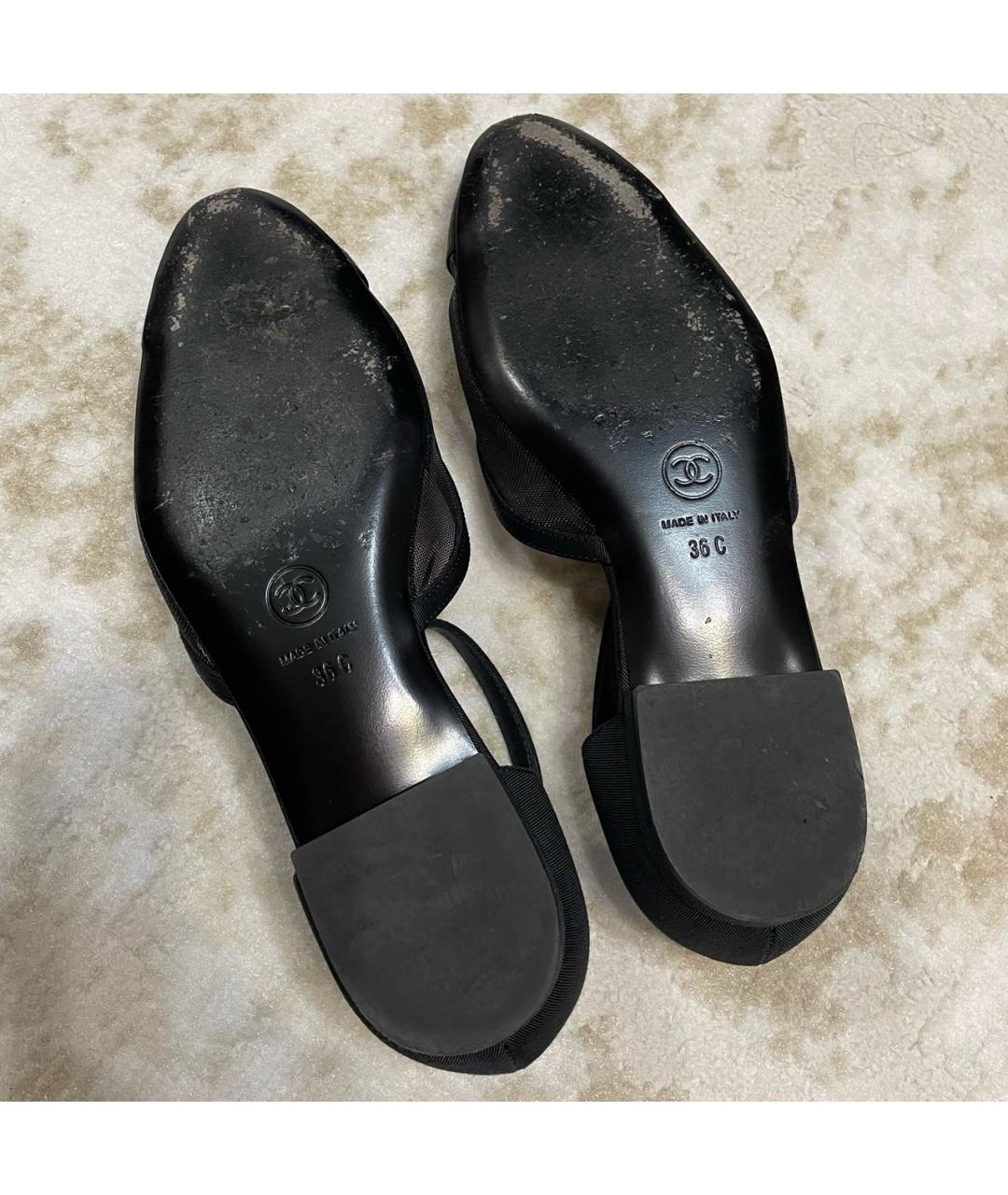 CHANEL Черные туфли, фото 8