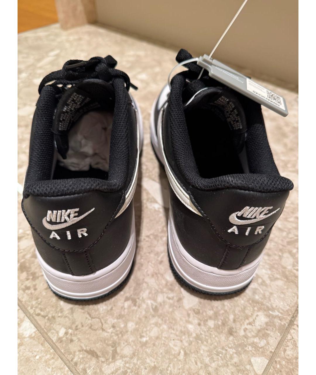 NIKE Белые кожаные низкие кроссовки / кеды, фото 3