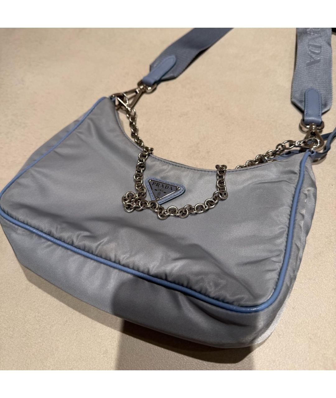 PRADA Серая сумка через плечо, фото 2