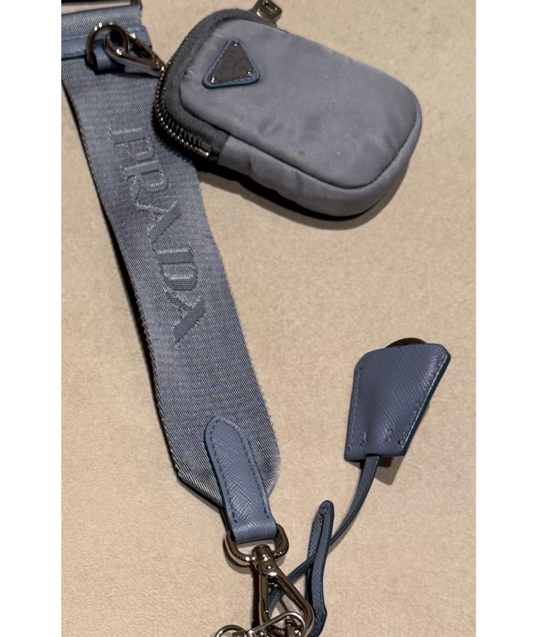 PRADA Серая сумка через плечо, фото 7