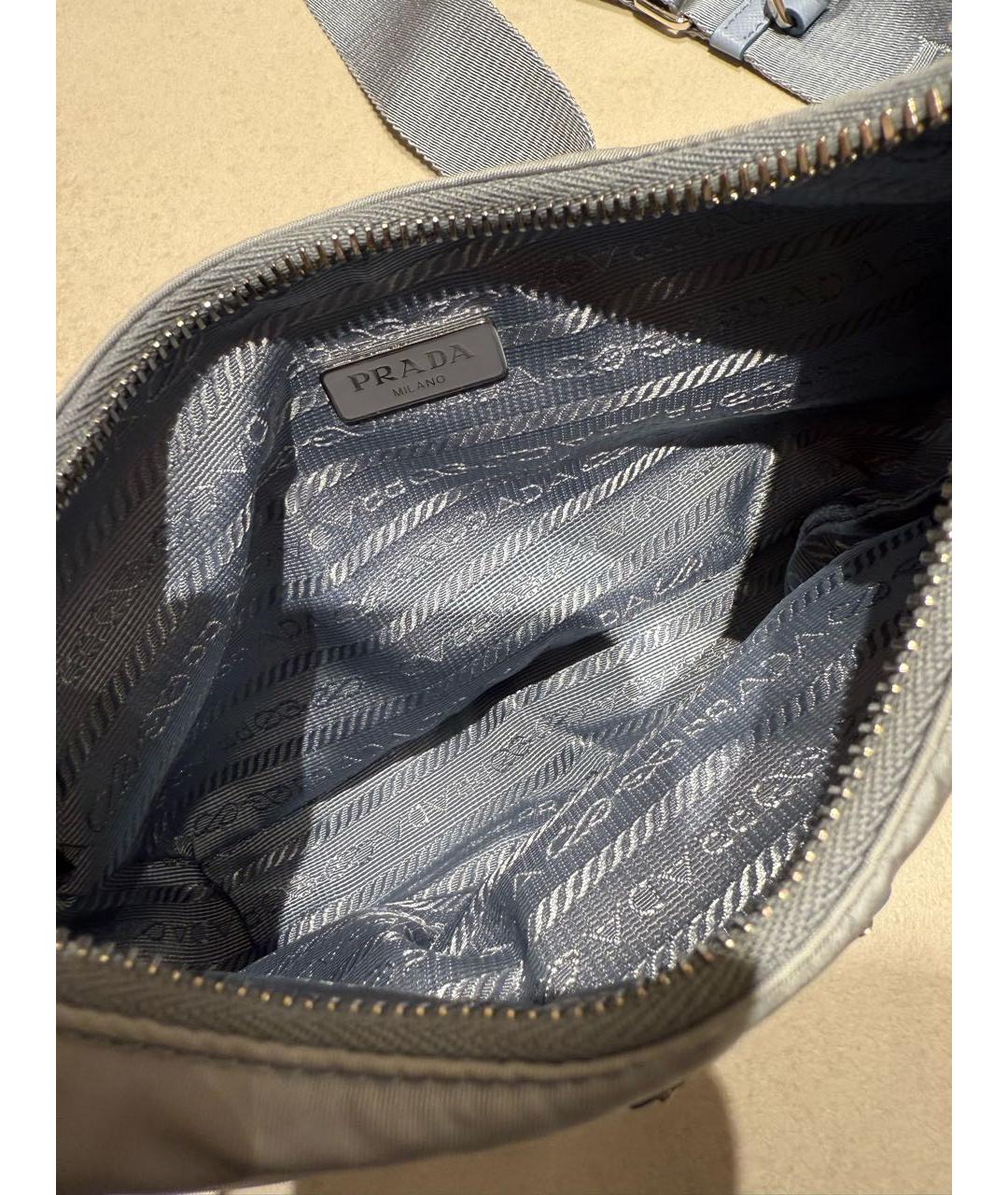 PRADA Серая сумка через плечо, фото 3