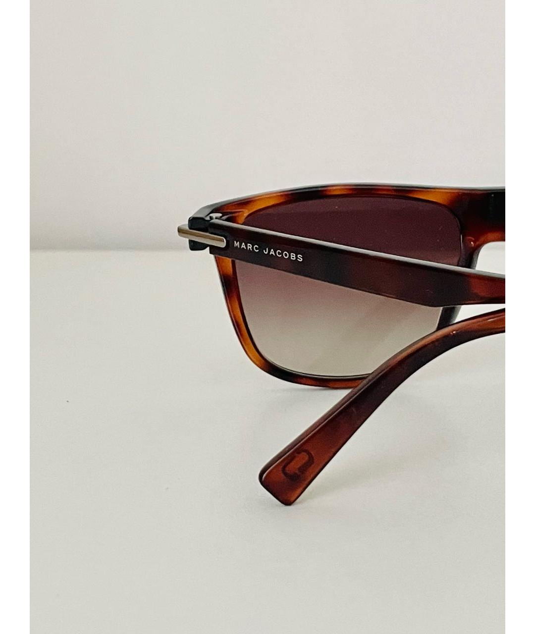 MARC JACOBS Коричневые пластиковые солнцезащитные очки, фото 7