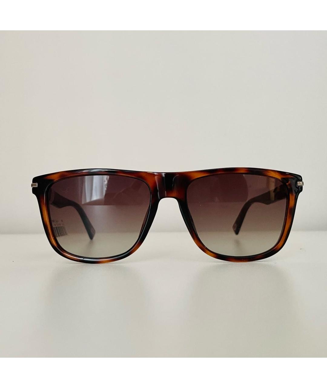 MARC JACOBS Коричневые пластиковые солнцезащитные очки, фото 4