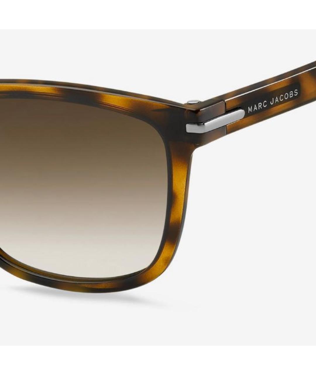 MARC JACOBS Коричневые пластиковые солнцезащитные очки, фото 3