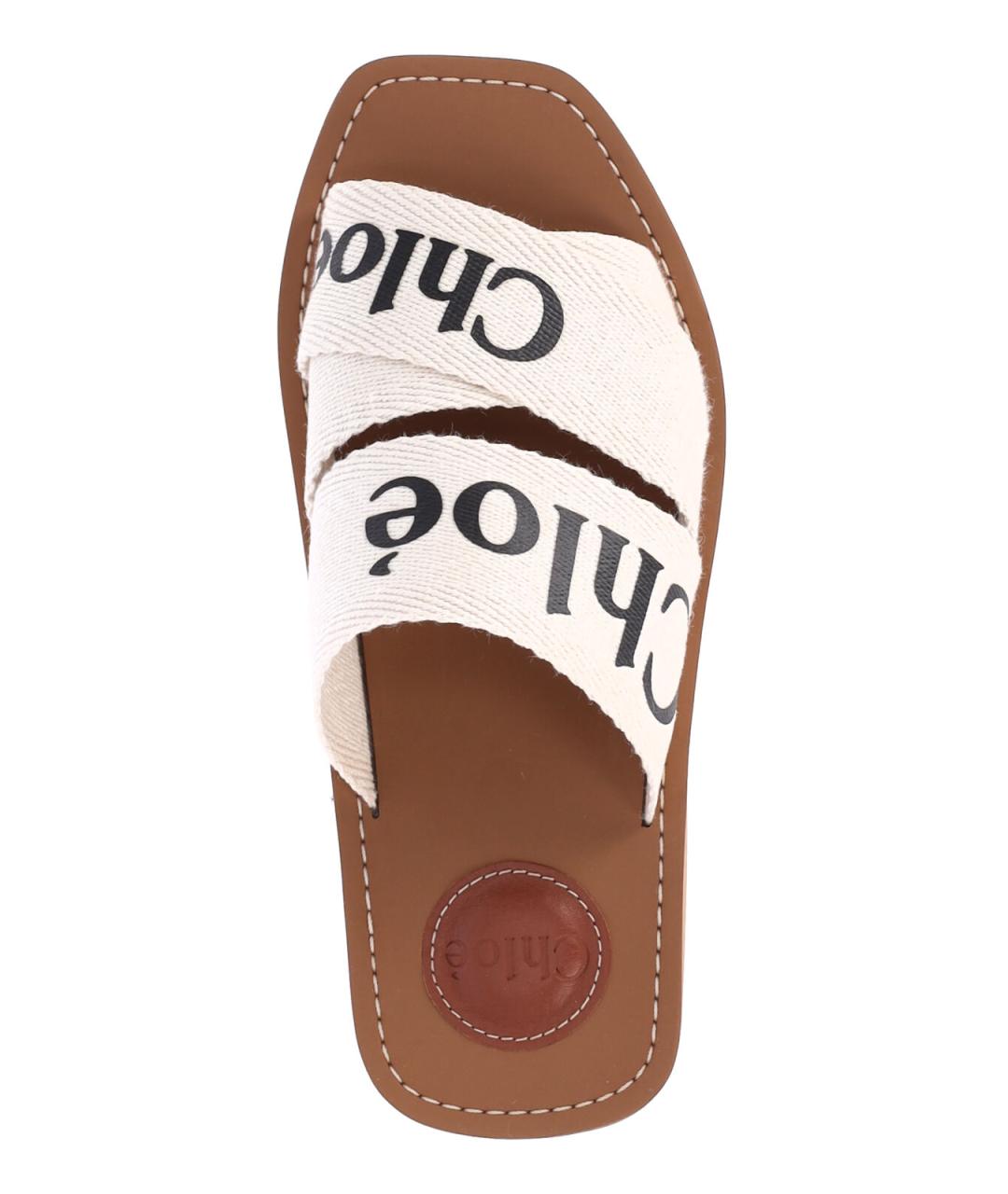 CHLOE Белые сандалии, фото 5