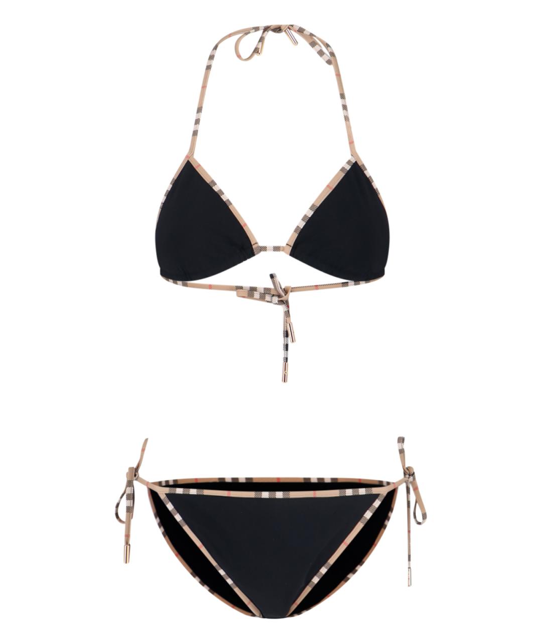 BURBERRY Черный полиамидовый купальник, фото 1