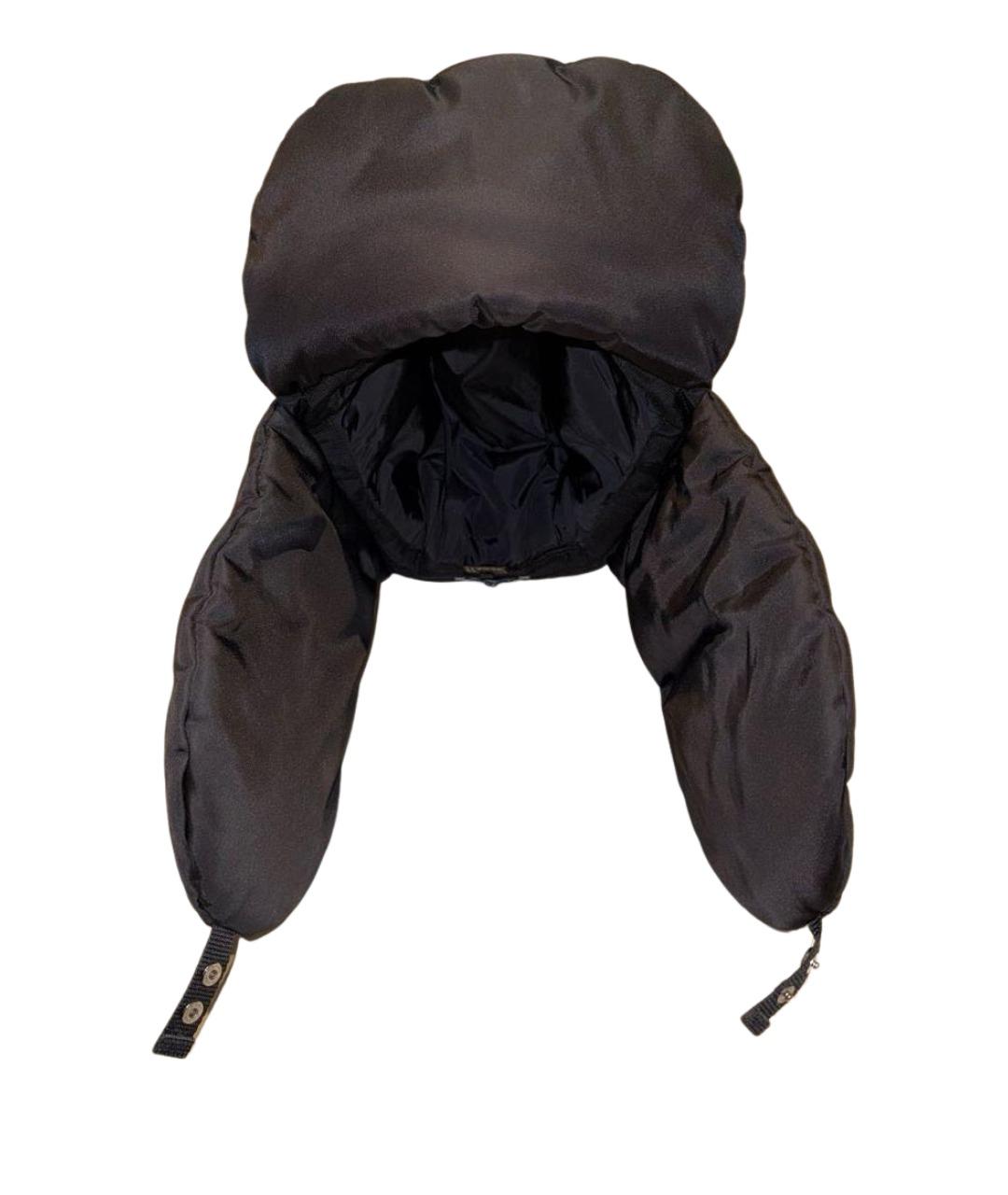 PRADA Черная шапка, фото 1