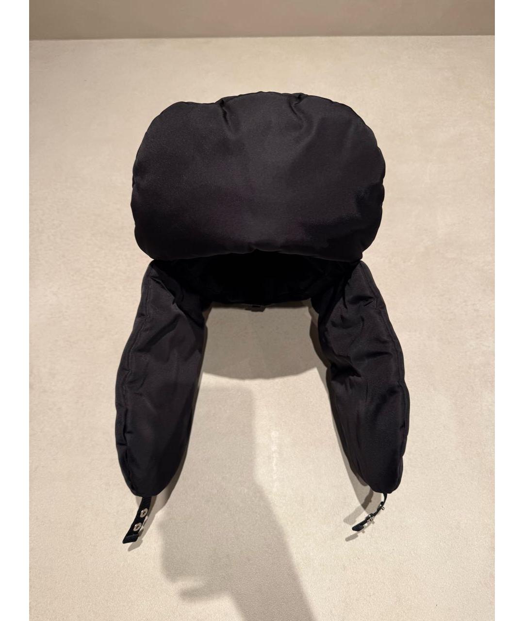 PRADA Черная шапка, фото 5