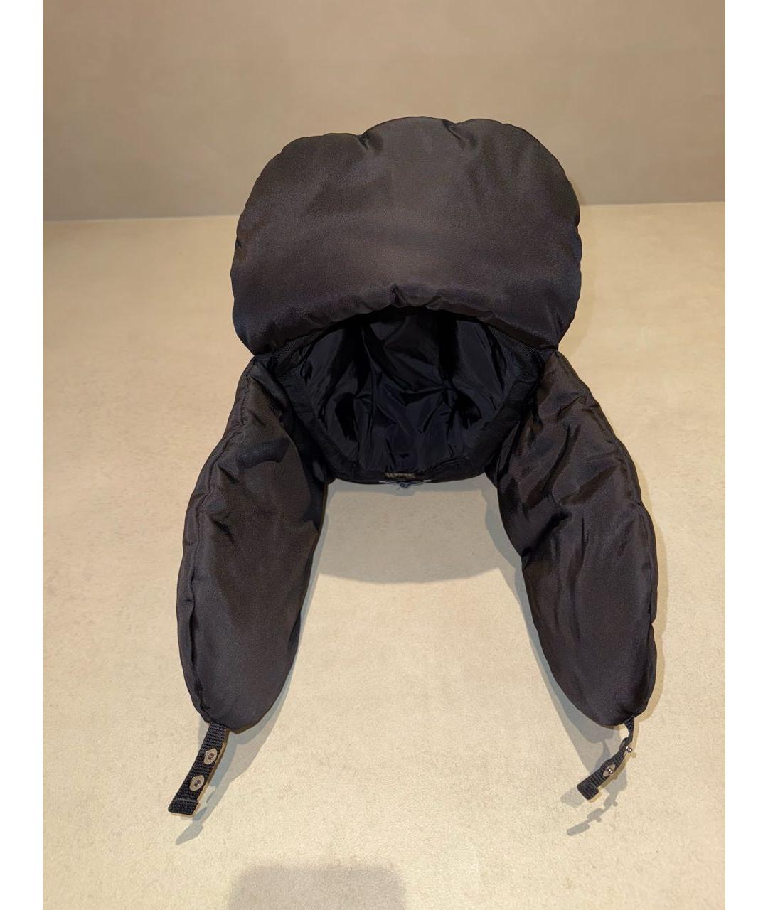 PRADA Черная шапка, фото 9