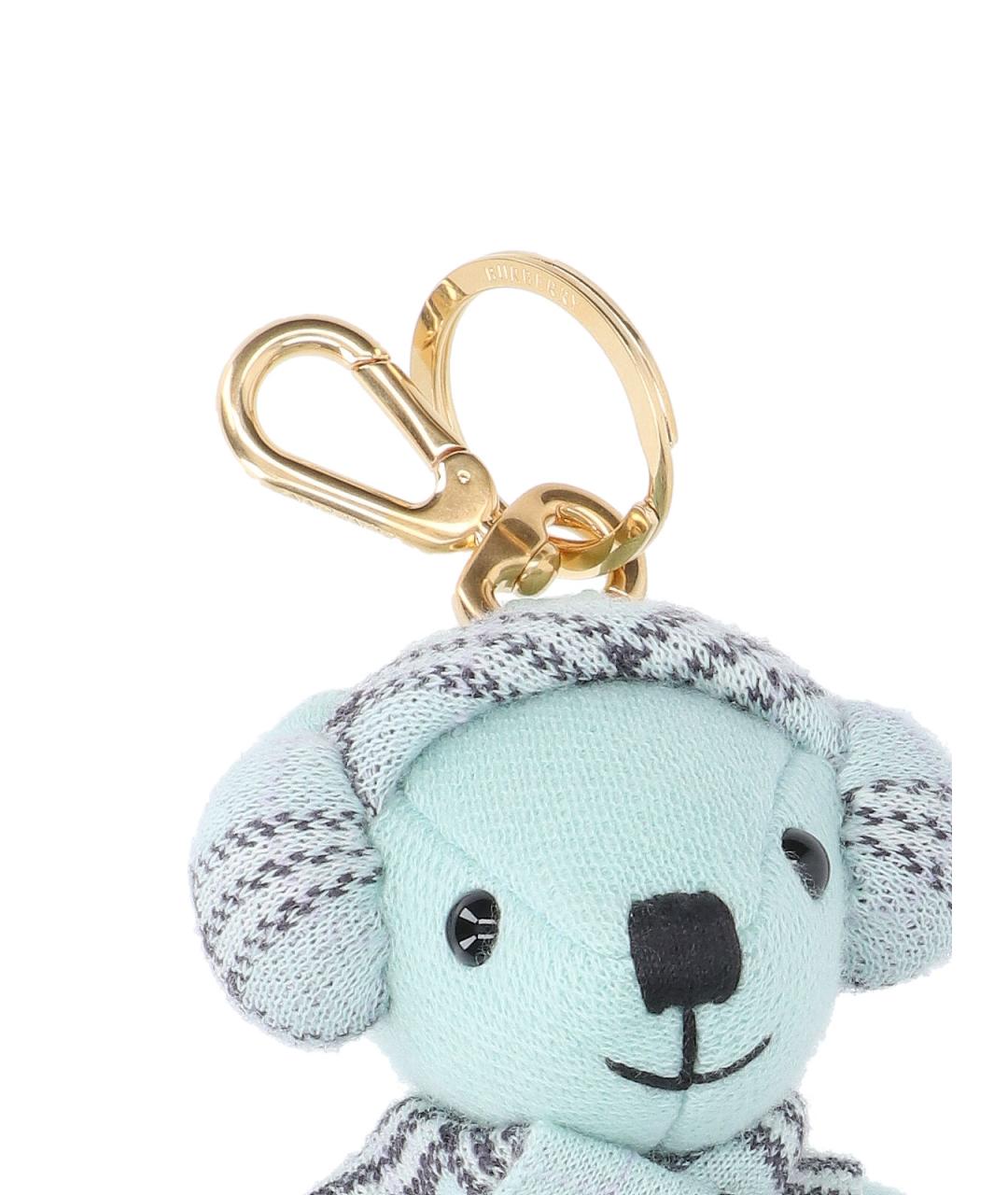 BURBERRY Голубой брелок, фото 3