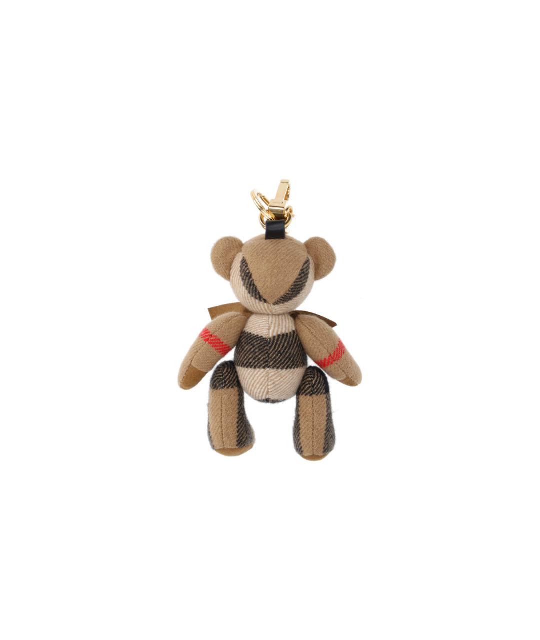 BURBERRY Бежевый брелок, фото 2