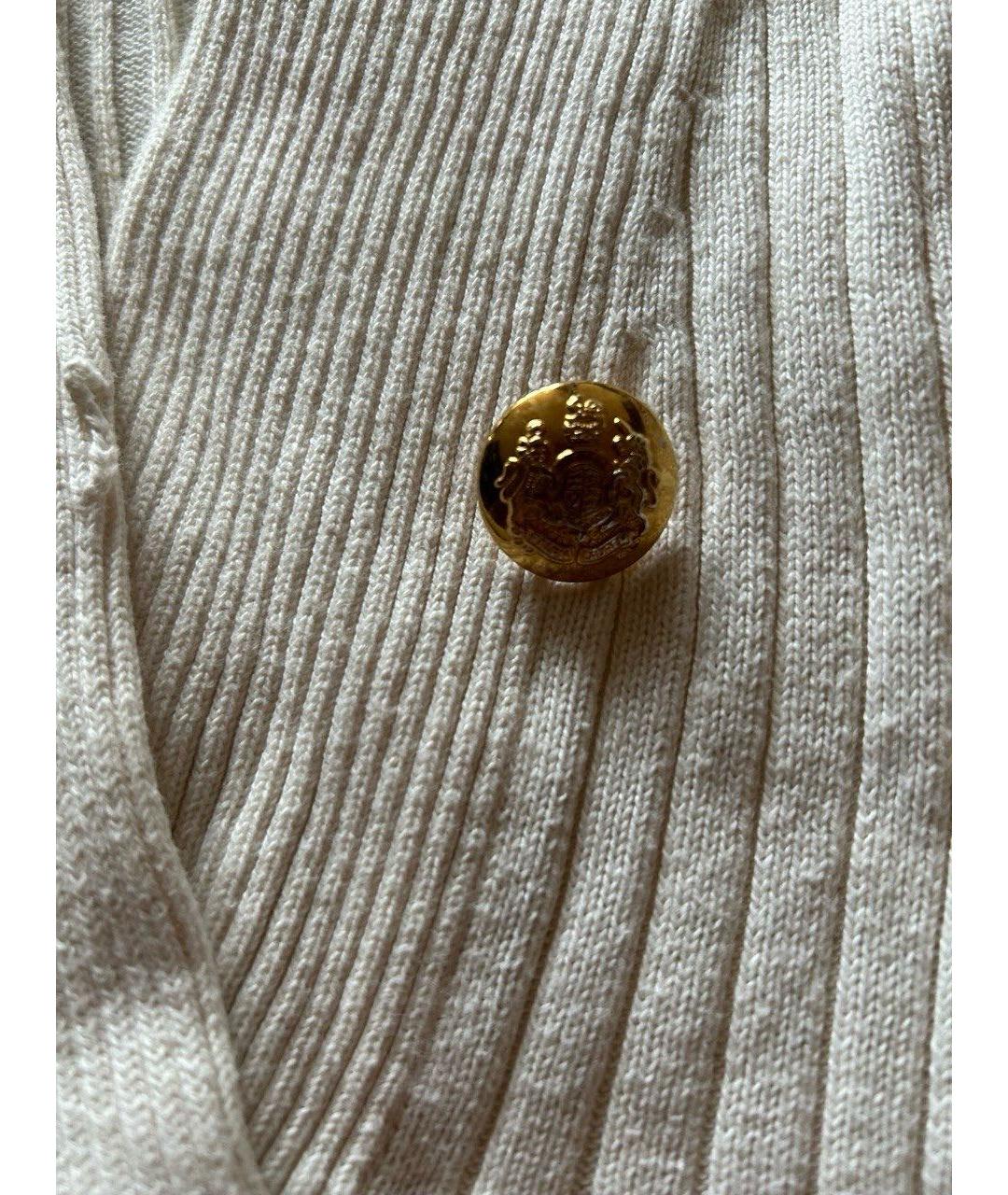 RALPH LAUREN Бежевый хлопковый джемпер / свитер, фото 5