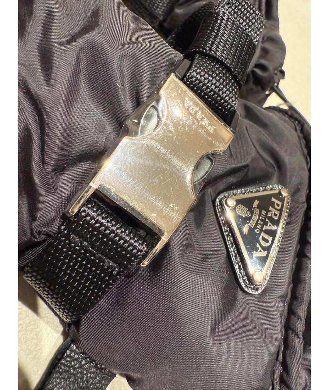 PRADA Черные варежки, фото 4