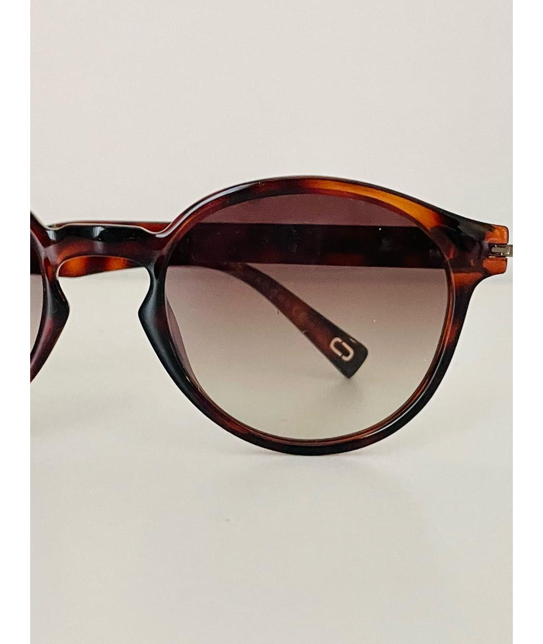 MARC JACOBS Коричневые пластиковые солнцезащитные очки, фото 8