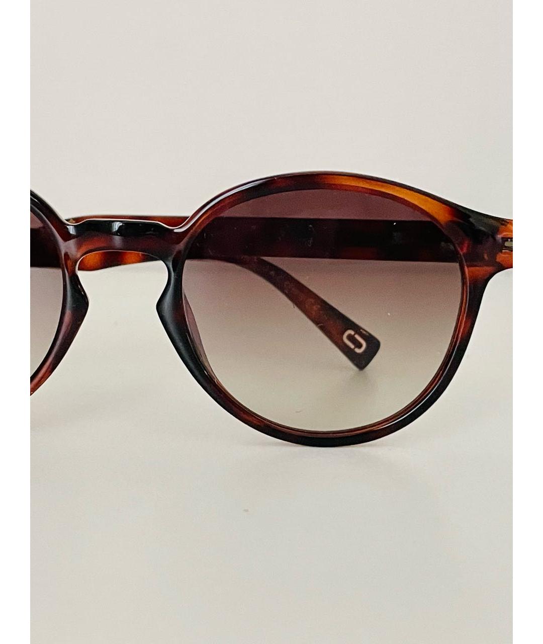 MARC JACOBS Коричневые пластиковые солнцезащитные очки, фото 6