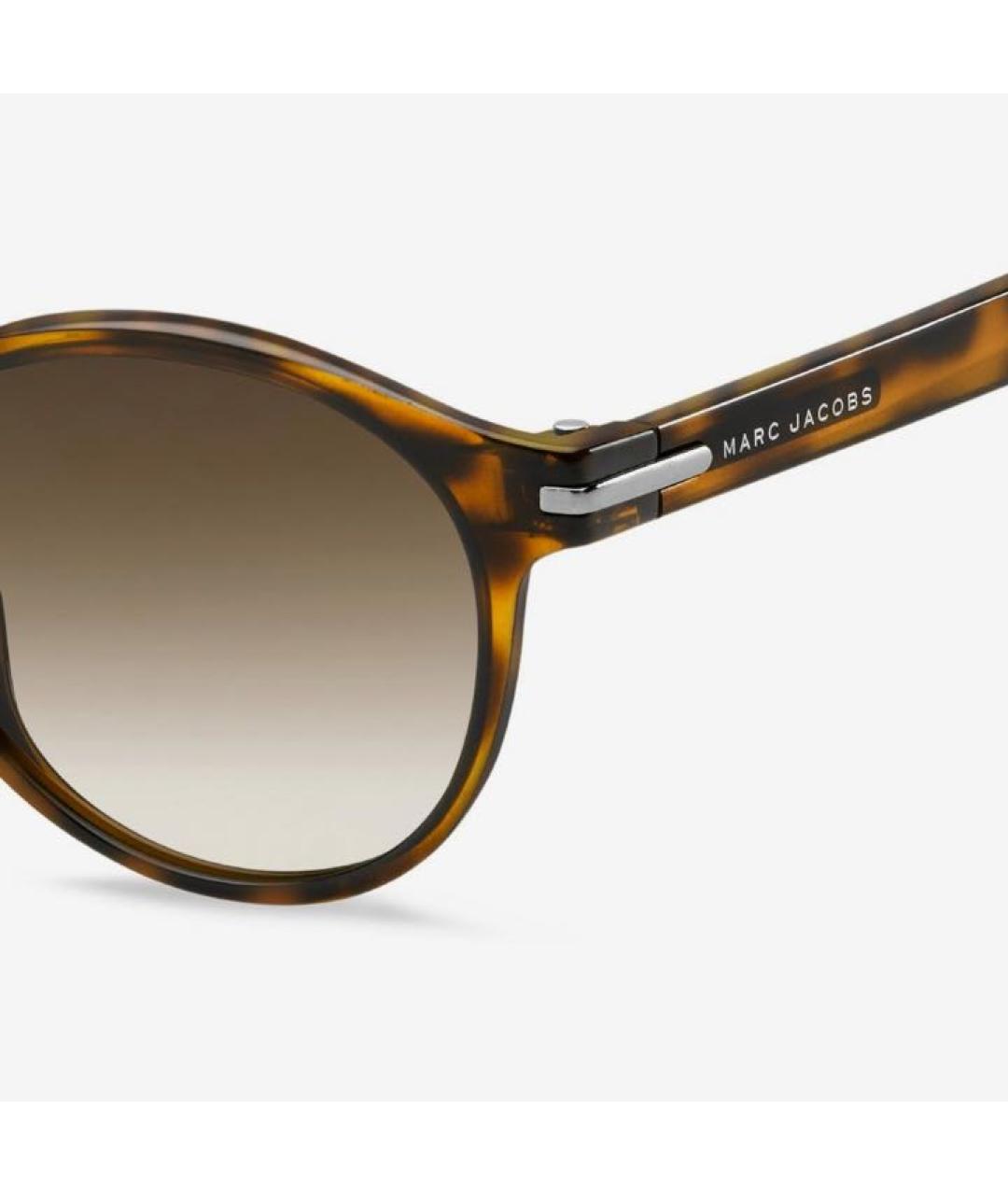 MARC JACOBS Коричневые пластиковые солнцезащитные очки, фото 3