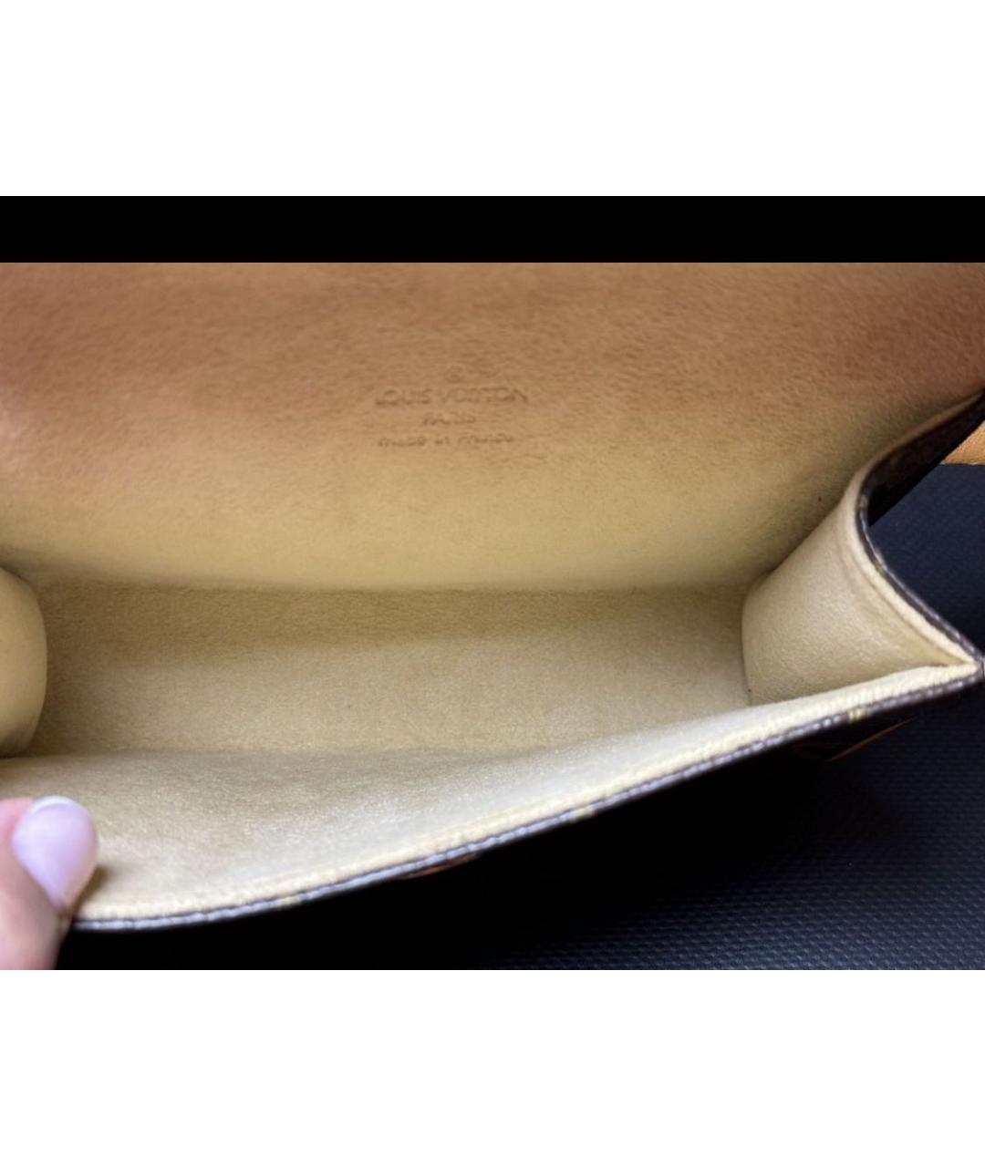 LOUIS VUITTON Коричневая поясная сумка, фото 6