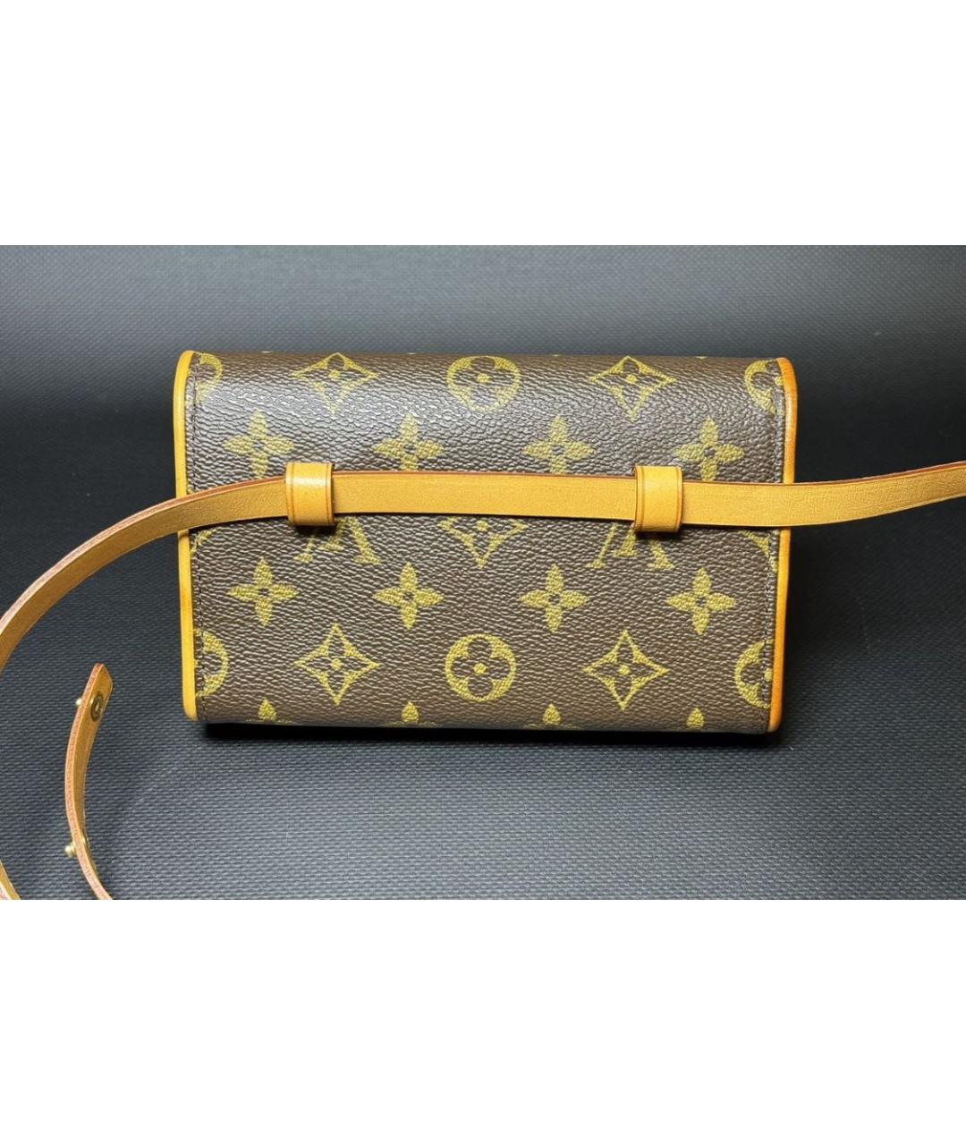 LOUIS VUITTON Коричневая поясная сумка, фото 2